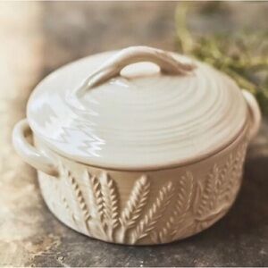 Anthropologie Mimi Thorisson Glazed Stoneware Baking Dish Cocotte NIB